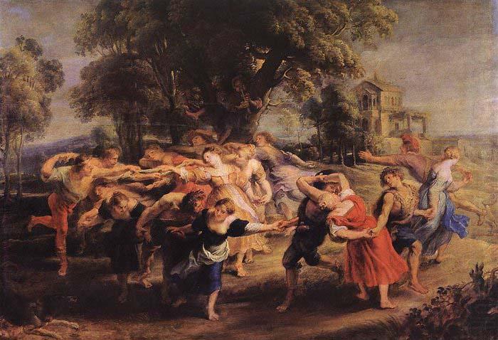 RUBENS, Pieter Pauwel Dance of the Peasants